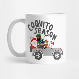 Puerto Rico Coquito Season Christmas Chinchorreo Santa & Three Kings Mug